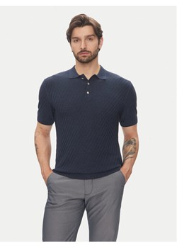 Pierre Cardin Polo C5 51314.5094 Granatowy Slim Fit ze sklepu MODIVO w kategorii T-shirty męskie - zdjęcie 183652609