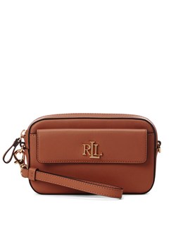 Lauren Ralph Lauren Torebka 432934353003 Brązowy ze sklepu MODIVO w kategorii Listonoszki - zdjęcie 183652617