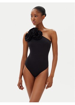 KARL LAGERFELD Body A2W17005 Czarny Slim Fit ze sklepu MODIVO w kategorii Bluzki damskie - zdjęcie 183652645