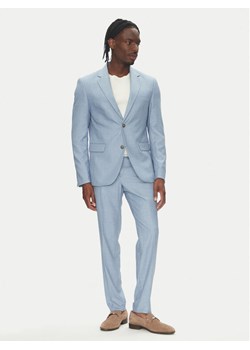 Lindbergh Garnitur 30-606034 Błękitny Slim Fit ze sklepu MODIVO w kategorii Garnitury męskie - zdjęcie 183652668