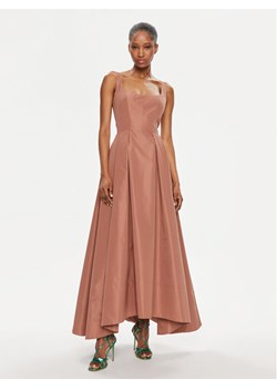 Pinko Sukienka wieczorowa Champagne 102778 Y3LE Brązowy Regular Fit ze sklepu MODIVO w kategorii Sukienki - zdjęcie 183652799