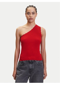JDY Top Nanna 15351420 Czerwony Slim Fit ze sklepu MODIVO w kategorii Bluzki damskie - zdjęcie 183652818