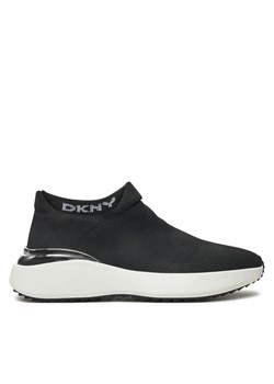 Sneakersy DKNY Zhavia Slip On K3465234 Czarny ze sklepu eobuwie.pl w kategorii Buty sportowe damskie - zdjęcie 183652857