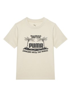 Puma T-Shirt MID90S Graphic 685152 Beżowy Regular Fit ze sklepu MODIVO w kategorii T-shirty chłopięce - zdjęcie 183652868