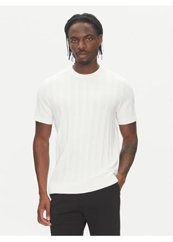 Lindbergh Sweter 30-804064 Biały Relaxed Fit ze sklepu MODIVO w kategorii Swetry męskie - zdjęcie 183652915