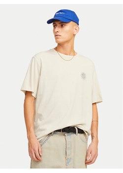 Jack&Jones T-Shirt Jackie 12271366 Beżowy Relaxed Fit ze sklepu MODIVO w kategorii T-shirty męskie - zdjęcie 183652918