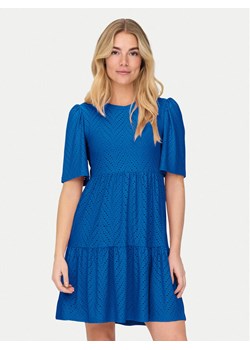 JDY Sukienka letnia Carla 15254680 Niebieski Regular Fit ze sklepu MODIVO w kategorii Sukienki - zdjęcie 183652997