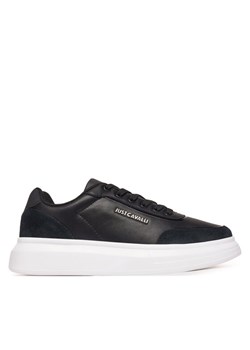 Sneakersy Just Cavalli 78QA3SBD Czarny ze sklepu eobuwie.pl w kategorii Buty sportowe męskie - zdjęcie 183653008