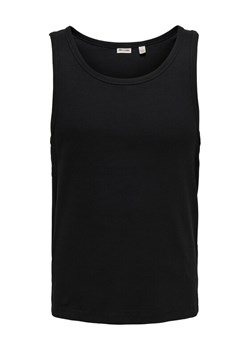 Only & Sons Tank top Tanner 22030217 Czarny Regular Fit ze sklepu MODIVO w kategorii T-shirty męskie - zdjęcie 183653037