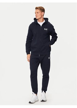 EA7 Emporio Armani Dres 6DPV66 PJVTZ 1562 Granatowy Regular Fit ze sklepu MODIVO w kategorii Dresy męskie - zdjęcie 183653046