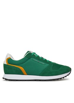 Tommy Hilfiger Sneakersy New Eva Runner Summer Nylon Pop FM0FM05427 Zielony ze sklepu MODIVO w kategorii Buty sportowe męskie - zdjęcie 183653065