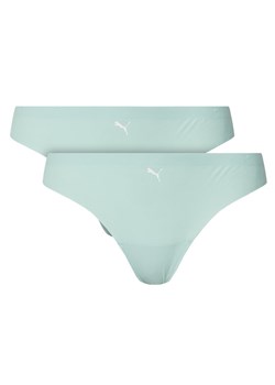 Puma Komplet 2 par stringów 935021 Zielony ze sklepu MODIVO w kategorii Majtki damskie - zdjęcie 183653085