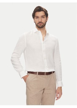 Marc O'Polo Koszula 524 7428 42460 Biały Shaped Fit ze sklepu MODIVO w kategorii Koszule męskie - zdjęcie 183653096