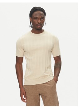 Lindbergh Sweter 30-804064 Beżowy Relaxed Fit ze sklepu MODIVO w kategorii Swetry męskie - zdjęcie 183653178