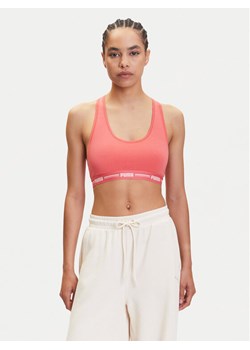 Puma Biustonosz top 907862 Koralowy ze sklepu MODIVO w kategorii Biustonosze - zdjęcie 183653186