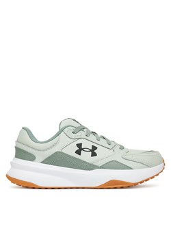 Buty na siłownię Under Armour UA Edge LTHR 3028375-378 Zielony ze sklepu eobuwie.pl w kategorii Buty sportowe męskie - zdjęcie 183658805