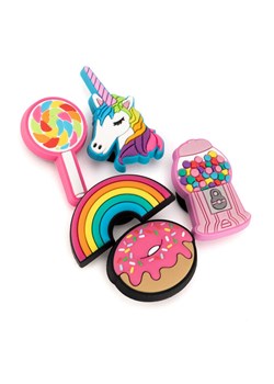 Ozdoba do butów Crocs EVERYTHING NICE 5 PACK 10008657 Różowy ze sklepu eobuwie.pl w kategorii Zabawki - zdjęcie 183658828