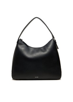 Torebka Calvin Klein Ck Sense Medium Shopper K60K612766 Czarny ze sklepu eobuwie.pl w kategorii Torebki damskie - zdjęcie 183658868