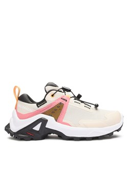Trekkingi Salomon X Raise GORE-TEX L47071400 Beżowy ze sklepu eobuwie.pl w kategorii Buty trekkingowe dziecięce - zdjęcie 183658919