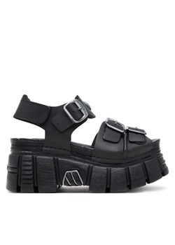 NEW ROCK Sandały M-BIOS101SF-C1 Czarny ze sklepu MODIVO w kategorii Sandały damskie - zdjęcie 183660068