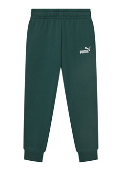 Puma Spodnie dresowe Ess No. 1 Logo 684914 Zielony Regular Fit ze sklepu MODIVO w kategorii Spodnie chłopięce - zdjęcie 183660086
