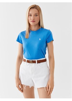Polo Ralph Lauren T-Shirt 211898698010 Niebieski Regular Fit ze sklepu MODIVO w kategorii Bluzki damskie - zdjęcie 183660096