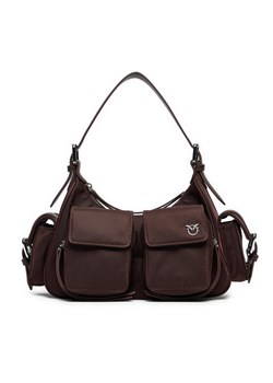 Pinko Torebka Cargo Bag Classic 102794 A1J4 L86N Brązowy ze sklepu MODIVO w kategorii Torebki hobo - zdjęcie 183660158