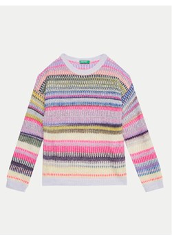 United Colors Of Benetton Sweter 116QQ107L Kolorowy Regular Fit ze sklepu MODIVO w kategorii Swetry dziewczęce - zdjęcie 183660228