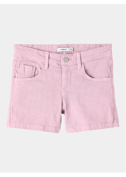 NAME IT Szorty jeansowe Nkfrose 13212157 Różowy Regular Fit ze sklepu MODIVO w kategorii Spodenki dziewczęce - zdjęcie 183660286