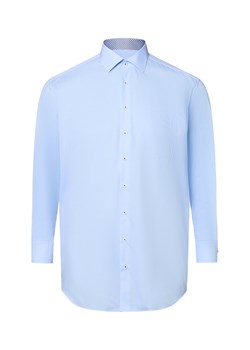 Eterna Comfort Fit Męska koszula biznesowa - non-iron Mężczyźni Comfort Fit Bawełna jasnoniebieski jednolity ze sklepu vangraaf w kategorii Koszule męskie - zdjęcie 183661548