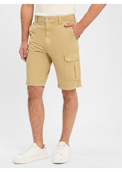 Tommy Jeans Męskie szorty cargo - Relic Tan Mężczyźni Bawełna beżowy jednolity ze sklepu vangraaf w kategorii Spodenki męskie - zdjęcie 183661576