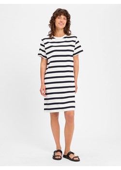 Marie Lund Sukienka damska Kobiety Bawełna écru w paski ze sklepu vangraaf w kategorii Sukienki - zdjęcie 183661608