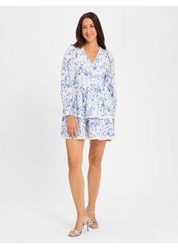 Y.A.S Damska sukienka na co dzień Kobiety Bawełna biały wzorzysty ze sklepu vangraaf w kategorii Sukienki - zdjęcie 183661618