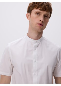 Reserved - Koszula slim fit ze stójką - biały ze sklepu Reserved w kategorii Koszule męskie - zdjęcie 183662166