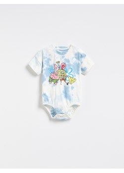 Reserved - Body Spongebob - jasnoniebieski ze sklepu Reserved w kategorii Odzież dla niemowląt - zdjęcie 183664945