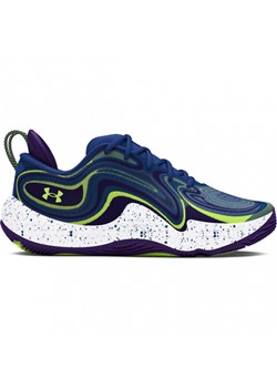 Buty do koszykówki uniseks Under Armour UA Spawn 6 Start Of Season - granatowe ze sklepu Sportstylestory.com w kategorii Buty sportowe męskie - zdjęcie 183665955