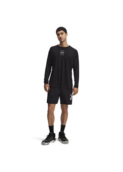Męskie spodenki do koszykówki Under Armour UA Zone 7\" Woven Short - czarne ze sklepu Sportstylestory.com w kategorii Spodenki męskie - zdjęcie 183666237