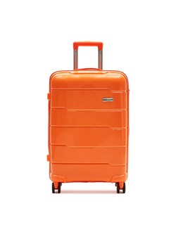 Walizka średnia Pierre Cardin LEE01 103-24 Pomarańczowy ze sklepu eobuwie.pl w kategorii Walizki - zdjęcie 183668276