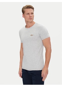 Aeronautica Militare T-Shirt AM1UTI003 Szary Regular Fit ze sklepu MODIVO w kategorii T-shirty męskie - zdjęcie 183669558