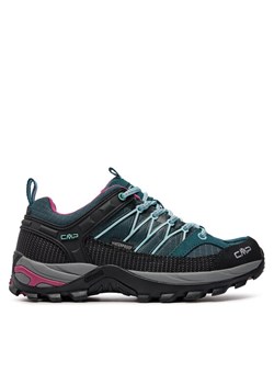 CMP Trekkingi Rigel Low Wmn Trekking Shoes Wp 3Q54456 Niebieski ze sklepu MODIVO w kategorii Buty trekkingowe damskie - zdjęcie 183669625