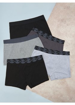 Sinsay - Bokserki Classic 5 pack - szary ze sklepu Sinsay w kategorii Majtki męskie - zdjęcie 183672217