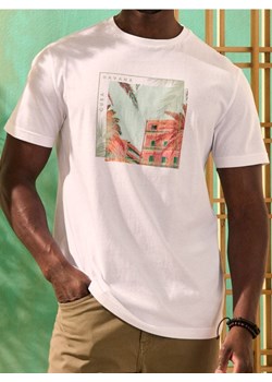 Sinsay - Koszulka z nadrukiem - kremowy ze sklepu Sinsay w kategorii T-shirty męskie - zdjęcie 183672286