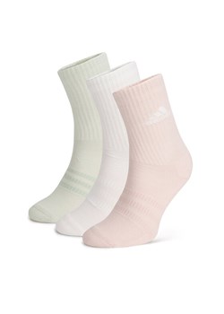 Zestaw 3 par wysokich skarpet unisex adidas IZ0161 3-PACK Kolorowy ze sklepu eobuwie.pl w kategorii Skarpetki męskie - zdjęcie 183672596