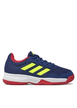 Buty do tenisa adidas Gamespec JI4322 Granatowy ze sklepu eobuwie.pl w kategorii Buty sportowe dziecięce - zdjęcie 183672618