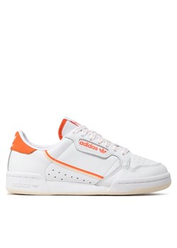 Sneakersy adidas Continental 80 Stripes GX4460 Biały ze sklepu eobuwie.pl w kategorii Buty sportowe damskie - zdjęcie 183672657