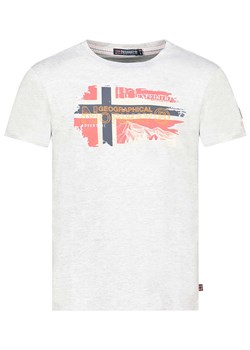 Geographical Norway Koszulka &quot;Jysuis&quot; w kolorze szarym ze sklepu Limango Polska w kategorii T-shirty męskie - zdjęcie 183675588