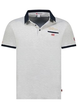 Geographical Norway Koszulka polo &quot;Kara&quot; w kolorze szarym ze sklepu Limango Polska w kategorii T-shirty męskie - zdjęcie 183675696