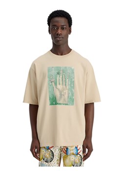 Scotch &amp; Soda Koszulka w kolorze beżowym ze sklepu Limango Polska w kategorii T-shirty męskie - zdjęcie 183676256