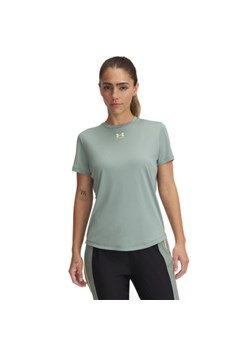 Damska koszulka treningowa Under Armour UA W\'s Ch. Pro Train SS - zielona ze sklepu Sportstylestory.com w kategorii Bluzki damskie - zdjęcie 183677548