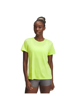 Damska koszulka treningowa Under Armour Tech SSC- Twist - zielona ze sklepu Sportstylestory.com w kategorii Bluzki damskie - zdjęcie 183677556